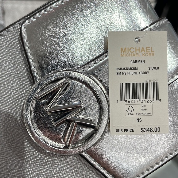 MICHAEL KORS WOMENS FASHION IPHONE SAMSUNG CASE PHONE HOLDER CROSSBODY BAG PURSE - Picture 10 of 16